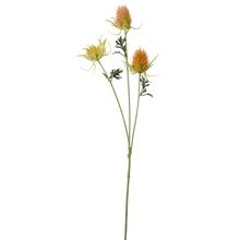 Umelý kvet bodliaka v oranžovej farbe s výškou 72 cm.