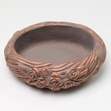 Obal kruh cement šedý s medenou