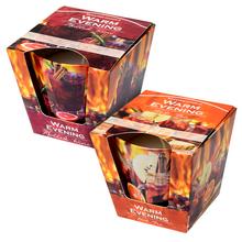 Voňavá sviečka Warm Evening v skle, 115g.