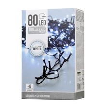 LED svetielka s 80 LED diódami, studená biela farba.