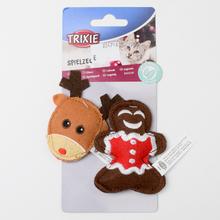 Hračka v tvare soba a perníka, 8 cm, filc