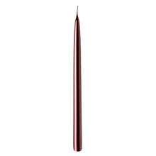 Kónická sviečka ŠPIC METAL 30 v hnedej farbe.