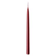Kónická sviečka ŠPIC METAL 30 v bordovej farbe.