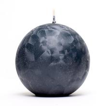 Čierna guľová sviečka MRÁZ G.80