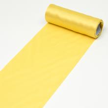 Satenová rolka v zlatej farbe, 16 cm x 6 m.
