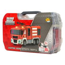 Stavebnica HASIČI s 106 kusmi, zvukom a svetlom.