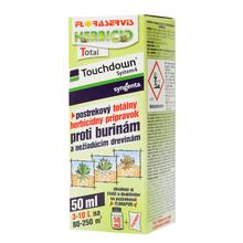 Herbicíd TOUCHDOWN S4 50ml na ochranu rastlín.