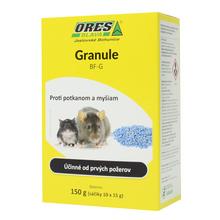 Granule ORES BF-G proti potkanom a myšiam, 150g