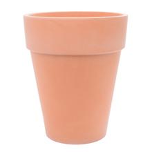 Vysoký kvetináč v antique štýle, terakota farbená.