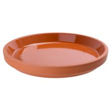 Podmiska z terakoty s glazúrou, priemer 32 cm.