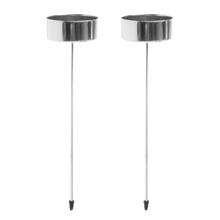 Bodce na čaj v striebornom prevedení.