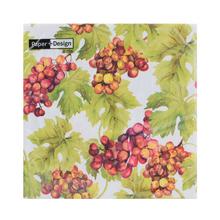 Vzorované servítky s hroznom