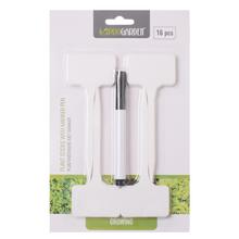 Ceduľka do záhonu s markerom, 16 kusov.