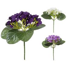 Umelé kvety Hortenzia KS FIALKA 3F 25cm v rôznych farbách.