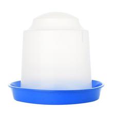 Napájačka pre hydinu s objemom 4L, modrá a biela.