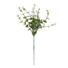 Mini eukalyptus zelený, umelý kvet, 22 cm, zväzok 6 ks.