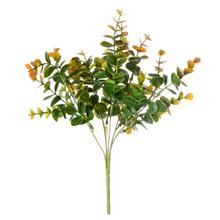 Umelé kvety zápich eukalyptus žltý 32 cm.