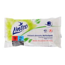 Vlhčené čistiace utierky LINTEO do kuchyne, 40 kusov.