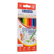 Sada 12 farebných pasteliek Centropen.