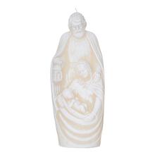 Sviečka Svätá rodina v ecru farbe.