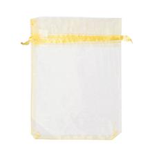 Zlaté organzové vrecko 12x17 cm