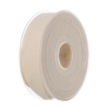 Látková stuha v prírodnej farbe, šírka 25 mm, dĺžka 10 m.