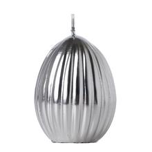 Malé vrúbkavané strieborné vajce