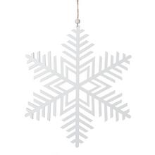 Biela vianočná vločka na zavesenie.
