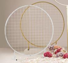 Biely kruh s mriežkou priemer 120 cm