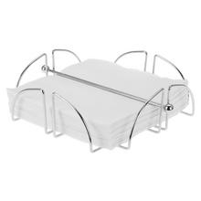 Servitník z nerezovej ocele s rozmermi 19x19x6 cm.