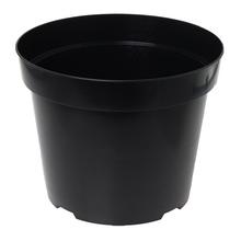 Čierny kontajner na rastliny s priemerom 32 cm a objemom 15L.