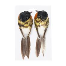 Sada vtáčikov na klipe, mix farieb.