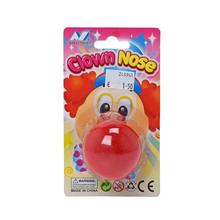 Klaunov nos v červenej farbe na balení s klaunom.