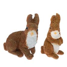 Hnedý mix zajačikov na Veľkú noc.