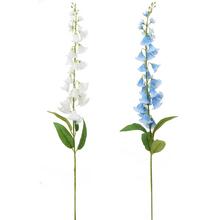 Umelé kvety zvonček v mixe bielej a modrej farby, 95 cm.