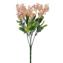 Umelé kvety zápich bobuľky v ružovej farbe.