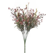 Umelé kvety v zelenej a ružovej farbe, 36 cm