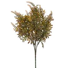 Umelá zeleň Veronika v zeleno-hnedej farbe, 40 cm.