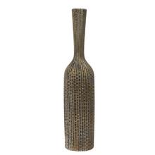 Váza polyrez v čiernozlatej farbe, výška 60 cm.