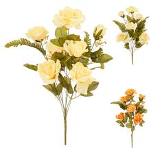 Kytica umelých ruží v mixe farieb.