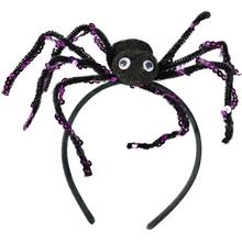 Čierna čelenka s pavúkom