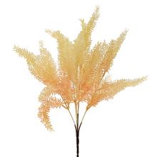 Umelá zeleň asparát v oranžovej farbe, 37 cm.