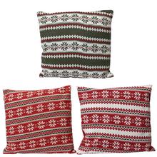 Vankúš VIAN s vianočnými vzormi, 3 varianty, 43x43 cm