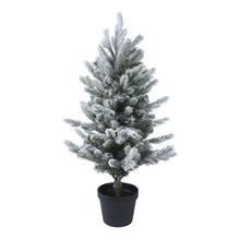 Vianočný stromček so snehom, 48x75 cm.