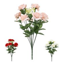 Kytica umelých ruží v mixe farieb.