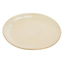 Keramický tanier s priemerom 27,8 cm a výškou 2,8 cm.