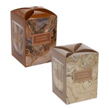 Sviečky voňavé v skle Marble Gold & Antic 150g.