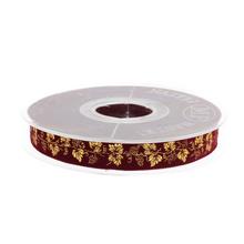 Bordová stuha s hroznom, šírka 1,5 cm, dĺžka 10 m.