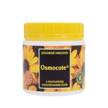 OSMOCOTE zásobné hnojivo 0,5kg v plastovej nádobe s žltým viečkom.