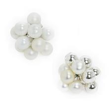 Ozdoby na drôte mix perleť/mirror, priemer 2 cm, balenie 10 kusov.